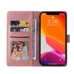 Custodia per telefono in pelle magnetica GQUTROBE Skin Feel, For iPhone 12 Pro Max, For iPhone 12 / 12 Pro, For iPhone 12 mini, For iPhone 11 Pro Max