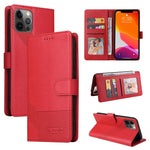 Custodia per telefono in pelle magnetica GQUTROBE Skin Feel, For iPhone 12 Pro Max, For iPhone 12 / 12 Pro, For iPhone 12 mini, For iPhone 11 Pro Max