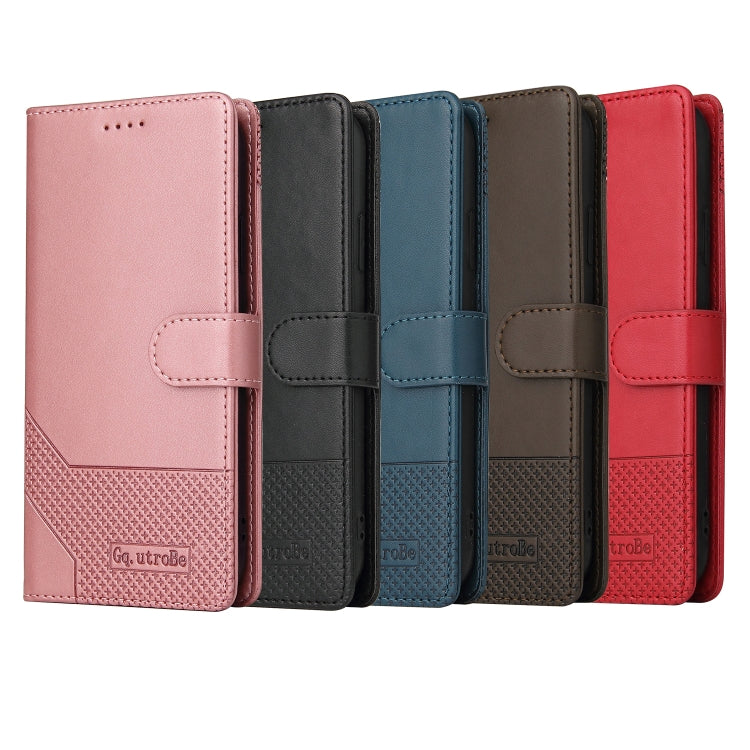 Custodia per telefono in pelle magnetica GQUTROBE Skin Feel, For iPhone 11 Pro, For iPhone 11, For iPhone XR, For iPhone XS Max