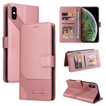Custodia per telefono in pelle magnetica GQUTROBE Skin Feel, For iPhone XS / X, For iPhone SE 2022 / SE 2020 / 8 / 7, For iPhone 8 Plus / 7 Plus