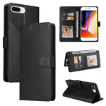 Custodia per telefono in pelle magnetica GQUTROBE Skin Feel, For iPhone XS / X, For iPhone SE 2022 / SE 2020 / 8 / 7, For iPhone 8 Plus / 7 Plus