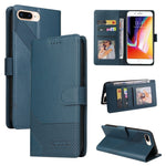 Custodia per telefono in pelle magnetica GQUTROBE Skin Feel, For iPhone XS / X, For iPhone SE 2022 / SE 2020 / 8 / 7, For iPhone 8 Plus / 7 Plus