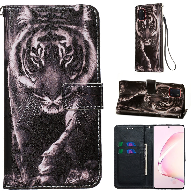 Custodia portafoglio in pelle flip per Galaxy M60s e A81