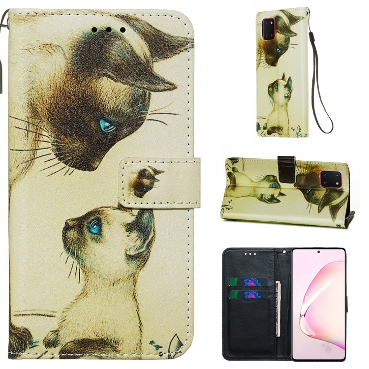 Custodia portafoglio in pelle flip per Galaxy M60s e A81