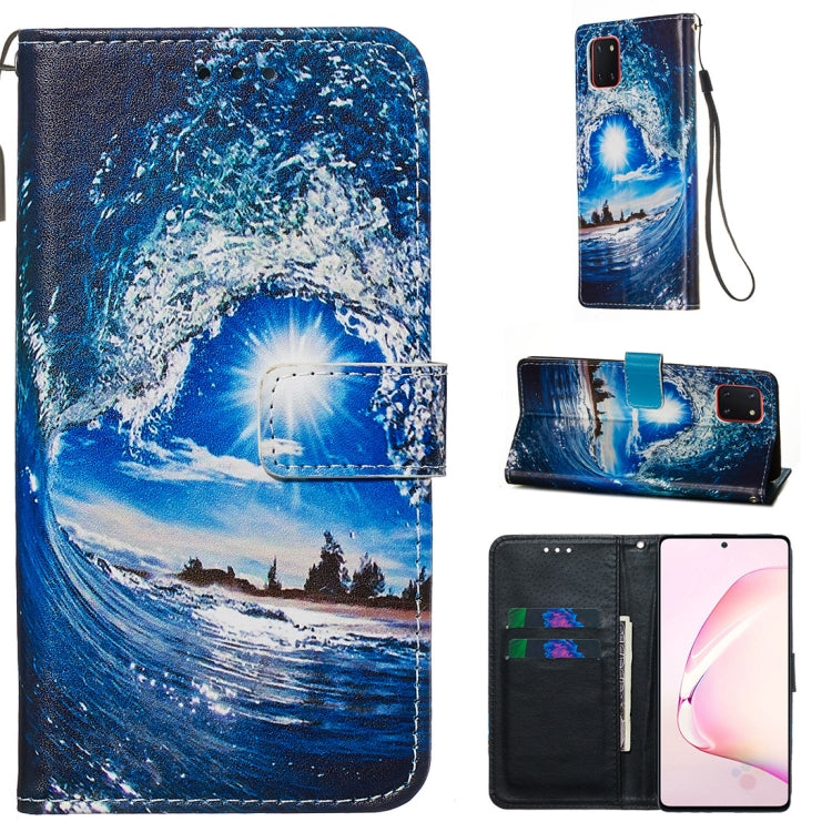 Custodia portafoglio in pelle flip per Galaxy Note10 Lite
