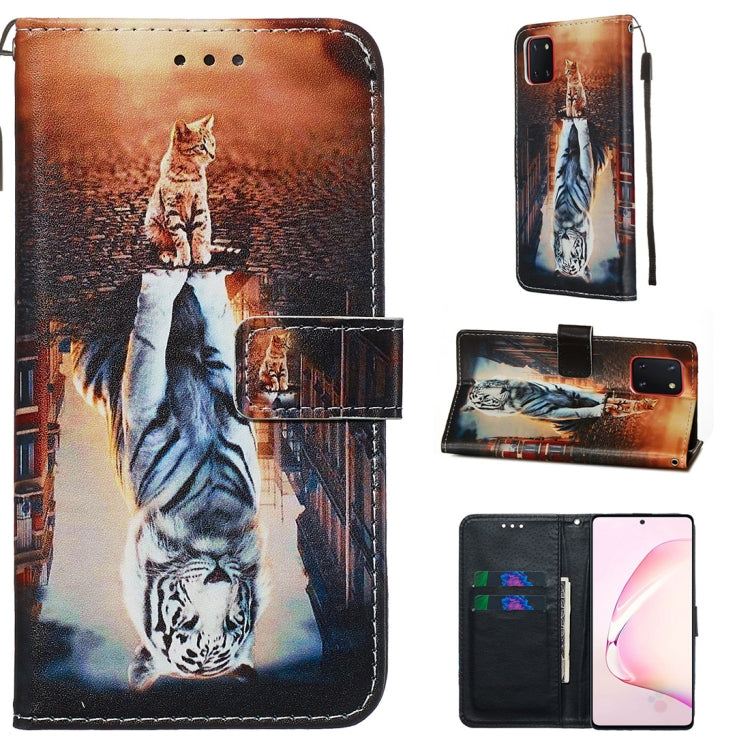 Custodia portafoglio in pelle flip per Galaxy Note10 Lite