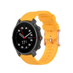 Cinturino in silicone con fibbia quadrata in oro rosa, For Coros Apex 46mm / Apex Pro
