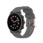 Cinturino in silicone con fibbia quadrata in oro rosa, For Coros Apex 46mm / Apex Pro