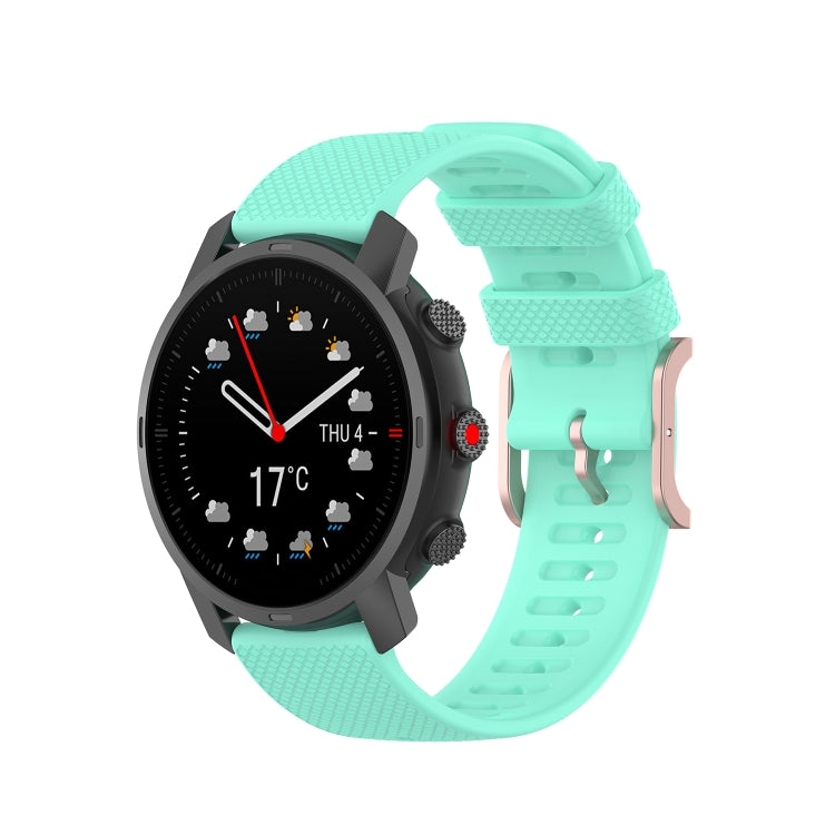 Cinturino in silicone con fibbia quadrata in oro rosa, For Coros Apex 46mm / Apex Pro
