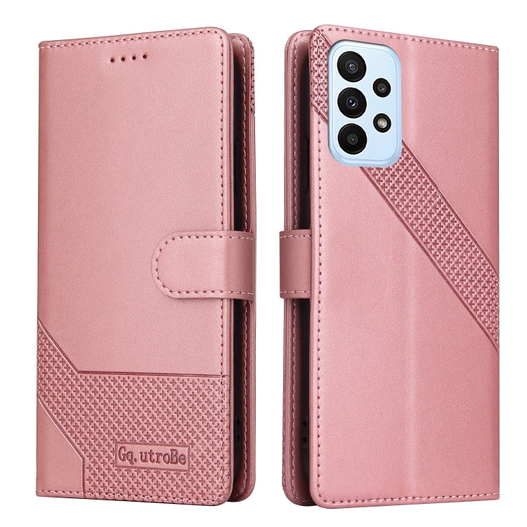 Custodia per telefono in pelle magnetica GQUTROBE Skin Feel, For Samsung Galaxy A23, For Samsung Galaxy A02, For Samsung Galaxy A02s, For Samsung Galaxy A03s