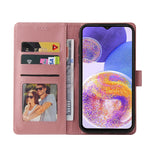 Custodia per telefono in pelle magnetica GQUTROBE Skin Feel, For Samsung Galaxy A23, For Samsung Galaxy A02, For Samsung Galaxy A02s, For Samsung Galaxy A03s