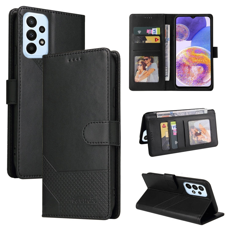Custodia per telefono in pelle magnetica GQUTROBE Skin Feel, For Samsung Galaxy A23, For Samsung Galaxy A02, For Samsung Galaxy A02s, For Samsung Galaxy A03s