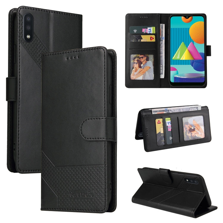 Custodia per telefono in pelle magnetica GQUTROBE Skin Feel, For Samsung Galaxy A23, For Samsung Galaxy A02, For Samsung Galaxy A02s, For Samsung Galaxy A03s