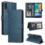Custodia per telefono in pelle magnetica GQUTROBE Skin Feel, For Samsung Galaxy A23, For Samsung Galaxy A02, For Samsung Galaxy A02s, For Samsung Galaxy A03s