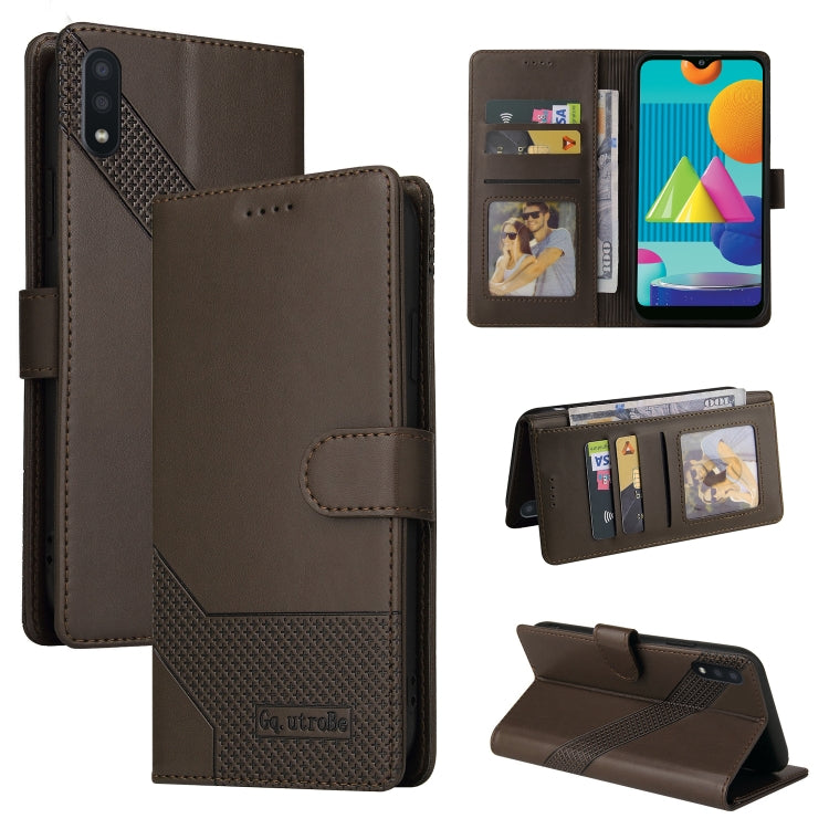 Custodia per telefono in pelle magnetica GQUTROBE Skin Feel, For Samsung Galaxy A23, For Samsung Galaxy A02, For Samsung Galaxy A02s, For Samsung Galaxy A03s