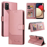 Custodia per telefono in pelle magnetica GQUTROBE Skin Feel, For Samsung Galaxy A23, For Samsung Galaxy A02, For Samsung Galaxy A02s, For Samsung Galaxy A03s