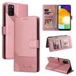 Custodia per telefono in pelle magnetica GQUTROBE Skin Feel, For Samsung Galaxy A23, For Samsung Galaxy A02, For Samsung Galaxy A02s, For Samsung Galaxy A03s