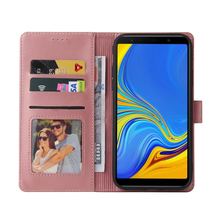 Custodia per telefono in pelle magnetica GQUTROBE Skin Feel, For Samsung Galaxy A7 2018, For Samsung Galaxy A10, For Samsung Galaxy A12, For Samsung Galaxy A13