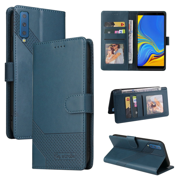 Custodia per telefono in pelle magnetica GQUTROBE Skin Feel, For Samsung Galaxy A7 2018, For Samsung Galaxy A10, For Samsung Galaxy A12, For Samsung Galaxy A13