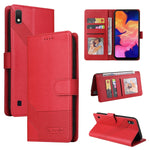 Custodia per telefono in pelle magnetica GQUTROBE Skin Feel, For Samsung Galaxy A7 2018, For Samsung Galaxy A10, For Samsung Galaxy A12, For Samsung Galaxy A13