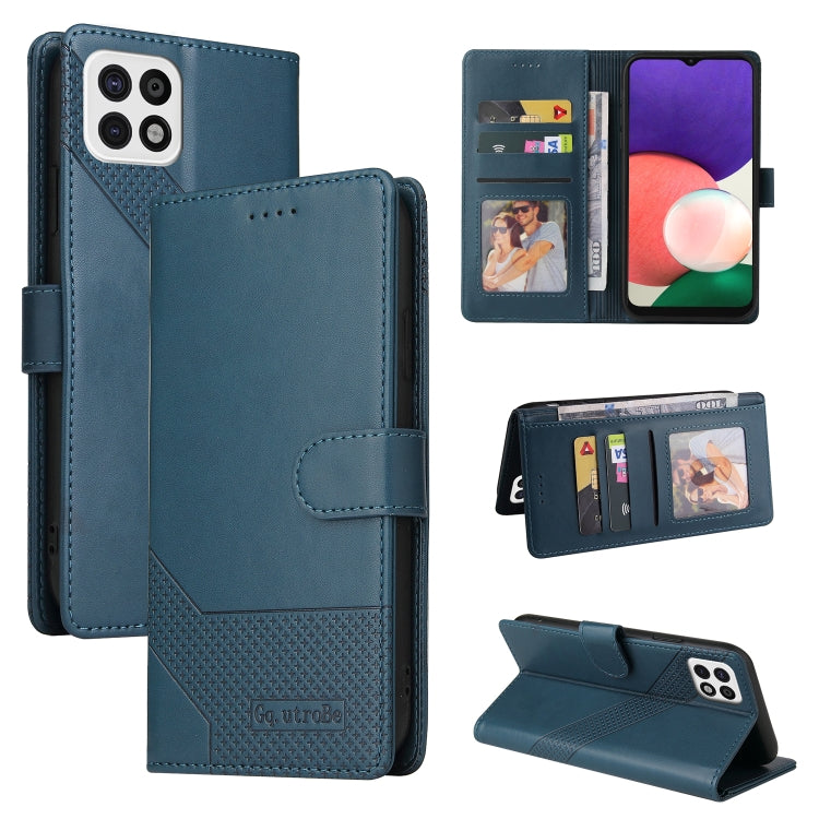 Custodia per telefono in pelle magnetica GQUTROBE Skin Feel, For Samsung Galaxy A22 4G, For Samsung Galaxy A22 5G, For Samsung Galaxy A31, For Samsung Galaxy A32 4G