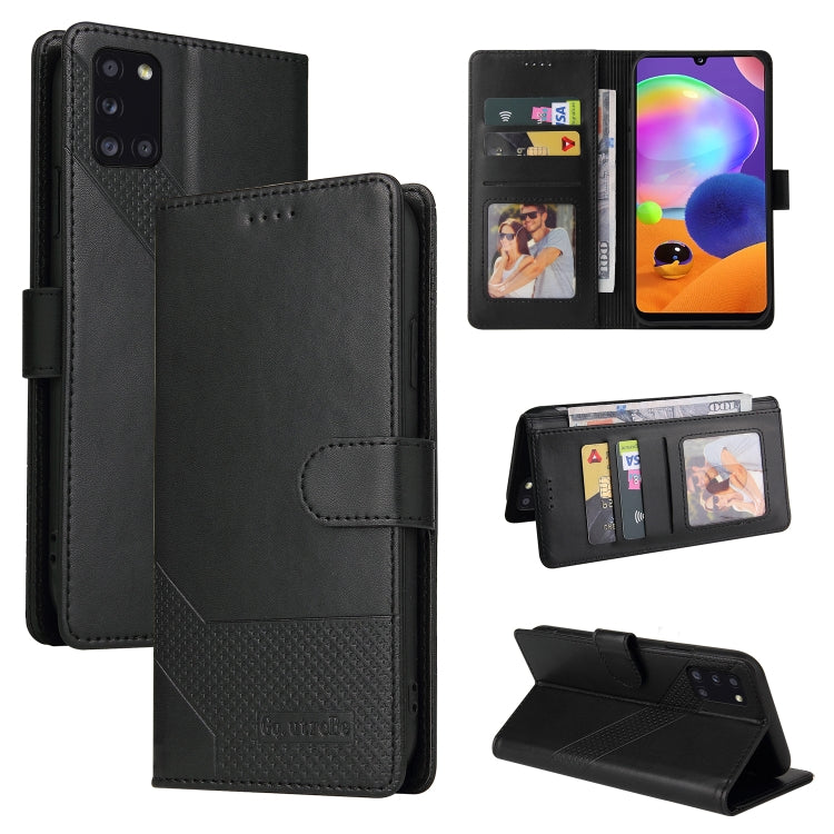 Custodia per telefono in pelle magnetica GQUTROBE Skin Feel, For Samsung Galaxy A22 4G, For Samsung Galaxy A22 5G, For Samsung Galaxy A31, For Samsung Galaxy A32 4G