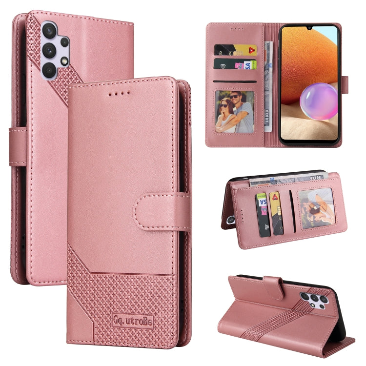 Custodia per telefono in pelle magnetica GQUTROBE Skin Feel, For Samsung Galaxy A22 4G, For Samsung Galaxy A22 5G, For Samsung Galaxy A31, For Samsung Galaxy A32 4G