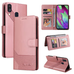 Custodia per telefono in pelle magnetica GQUTROBE Skin Feel, For Samsung Galaxy A32 5G, For Samsung Galaxy A40, For Samsung Galaxy A41, For Samsung Galaxy A42 5G