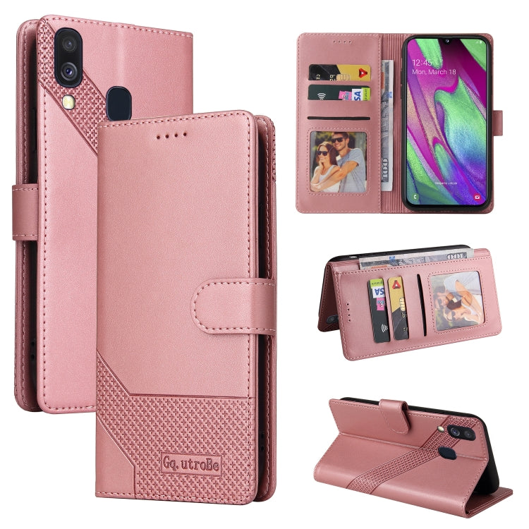 Custodia per telefono in pelle magnetica GQUTROBE Skin Feel, For Samsung Galaxy A32 5G, For Samsung Galaxy A40, For Samsung Galaxy A41, For Samsung Galaxy A42 5G