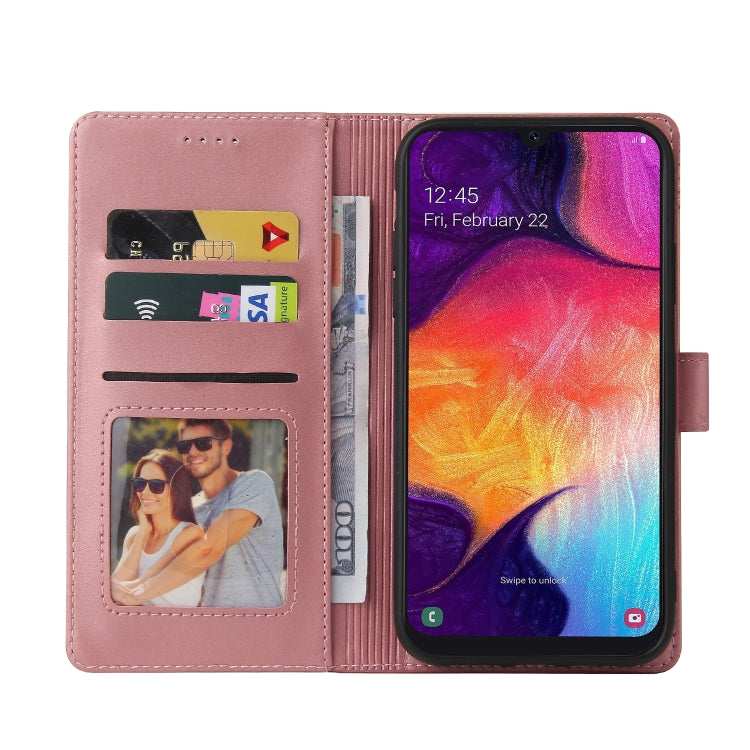 Custodia per telefono in pelle magnetica GQUTROBE Skin Feel, For Samsung Galaxy A50, For Samsung Galaxy A51 4G, For Samsung Galaxy A51 5G, For Samsung Galaxy A52 5G / 4G