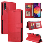Custodia per telefono in pelle magnetica GQUTROBE Skin Feel, For Samsung Galaxy A50, For Samsung Galaxy A51 4G, For Samsung Galaxy A51 5G, For Samsung Galaxy A52 5G / 4G