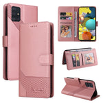Custodia per telefono in pelle magnetica GQUTROBE Skin Feel, For Samsung Galaxy A50, For Samsung Galaxy A51 4G, For Samsung Galaxy A51 5G, For Samsung Galaxy A52 5G / 4G