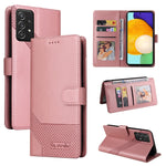 Custodia per telefono in pelle magnetica GQUTROBE Skin Feel, For Samsung Galaxy A50, For Samsung Galaxy A51 4G, For Samsung Galaxy A51 5G, For Samsung Galaxy A52 5G / 4G