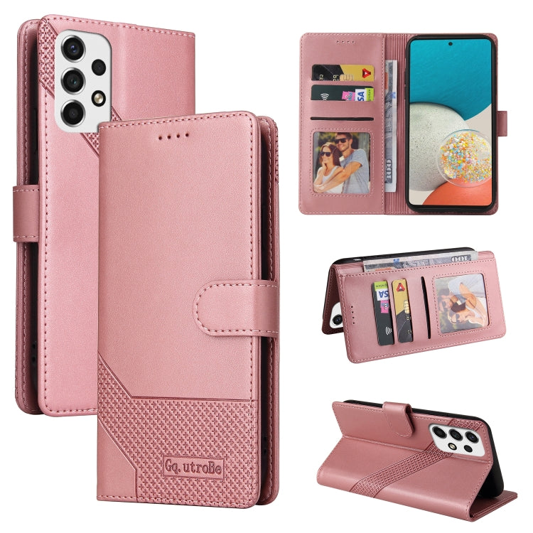 Custodia per telefono in pelle magnetica GQUTROBE Skin Feel, For Samsung Galaxy A53 5G, For Samsung Galaxy A70, For Samsung Galaxy A71 4G, For Samsung Galaxy A71 5G