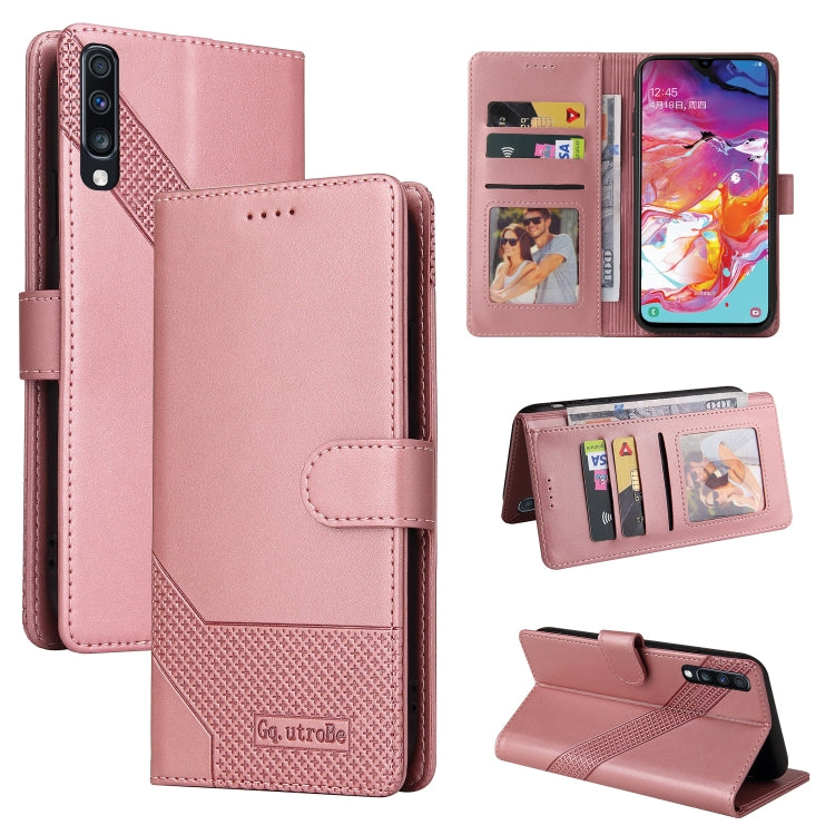 Custodia per telefono in pelle magnetica GQUTROBE Skin Feel, For Samsung Galaxy A53 5G, For Samsung Galaxy A70, For Samsung Galaxy A71 4G, For Samsung Galaxy A71 5G