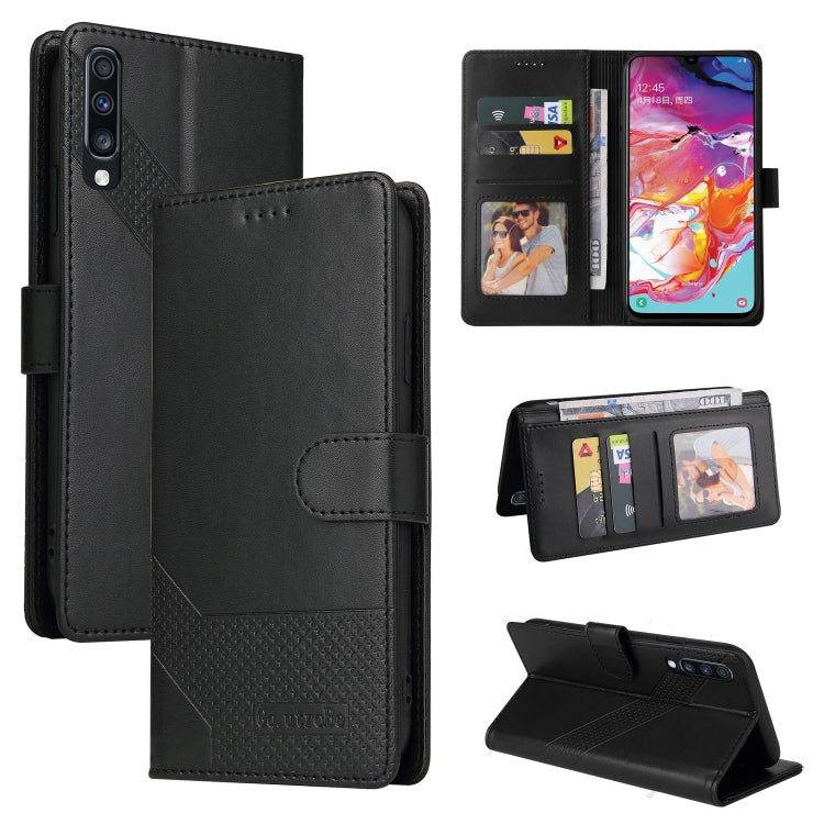 Custodia per telefono in pelle magnetica GQUTROBE Skin Feel, For Samsung Galaxy A53 5G, For Samsung Galaxy A70, For Samsung Galaxy A71 4G, For Samsung Galaxy A71 5G