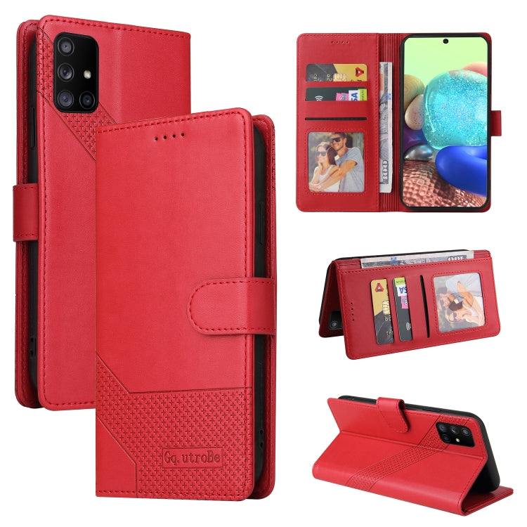 Custodia per telefono in pelle magnetica GQUTROBE Skin Feel, For Samsung Galaxy A53 5G, For Samsung Galaxy A70, For Samsung Galaxy A71 4G, For Samsung Galaxy A71 5G