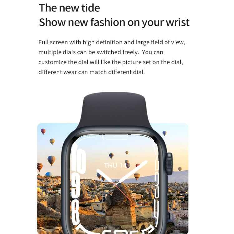 Guarda 8 Max 1,85 pollici Smartwatch NFC con ricarica wireless Bluetooth Call