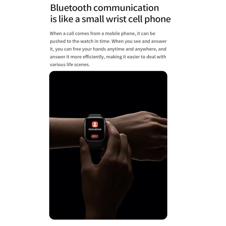 Guarda 8 Max 1,85 pollici Smartwatch NFC con ricarica wireless Bluetooth Call