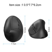 Mouse da gioco ergonomico verticale ricaricabile wireless X10 2.4G, X10 Rechargeable (Black), X10 Rechargeable (Grey)