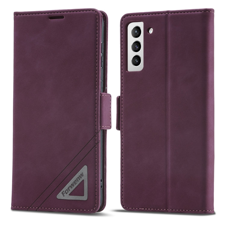 Forwenw Custodia per telefono in pelle con fibbia a doppio lato, For Samsung Galaxy S22 5G, For Samsung Galaxy S22+ 5G, For Samsung Galaxy S22 Ultra 5G, For Samsung Galaxy S21 5G, For Samsung Galaxy S21+ 5G, For Samsung Galaxy S21 Ultra 5G             ...