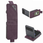 Forwenw Custodia per telefono in pelle con fibbia a doppio lato, For Samsung Galaxy Z Flip3 5G, For Samsung Galaxy Z Flip4, For Samsung Galaxy Z Fold3 5G, For Samsung Galaxy Z Fold4, For Samsung Galaxy A12 4G / 5G, For Samsung Galaxy A13 4G / 5G       ...