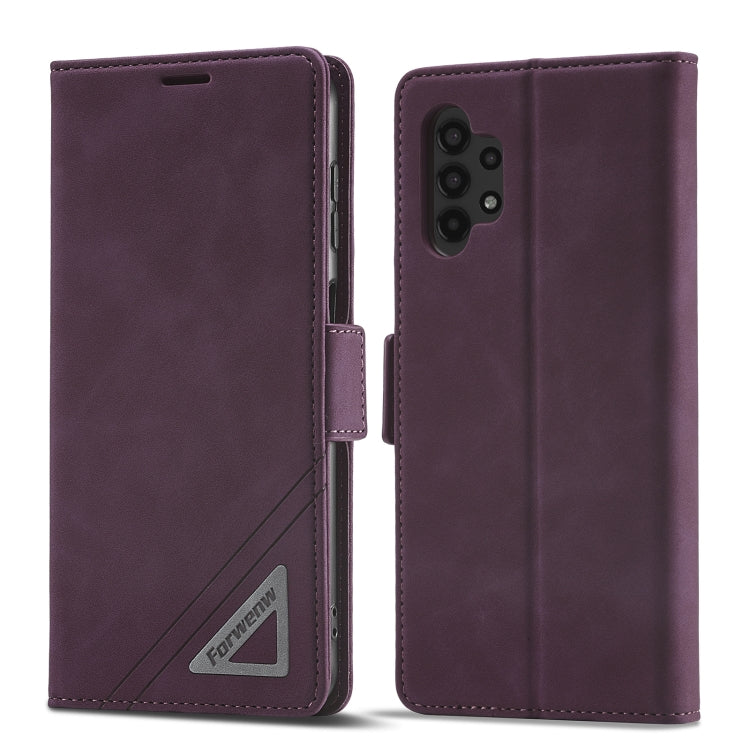 Forwenw Custodia per telefono in pelle con fibbia a doppio lato, For Samsung Galaxy Z Flip3 5G, For Samsung Galaxy Z Flip4, For Samsung Galaxy Z Fold3 5G, For Samsung Galaxy Z Fold4, For Samsung Galaxy A12 4G / 5G, For Samsung Galaxy A13 4G / 5G       ...