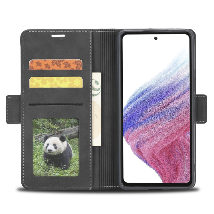 Forwenw Custodia per telefono in pelle con fibbia a doppio lato, For Samsung Galaxy A23 / F23 / M23, For Samsung Galaxy A33 5G, For Samsung Galaxy A53 5G, For Samsung Galaxy A73 5G