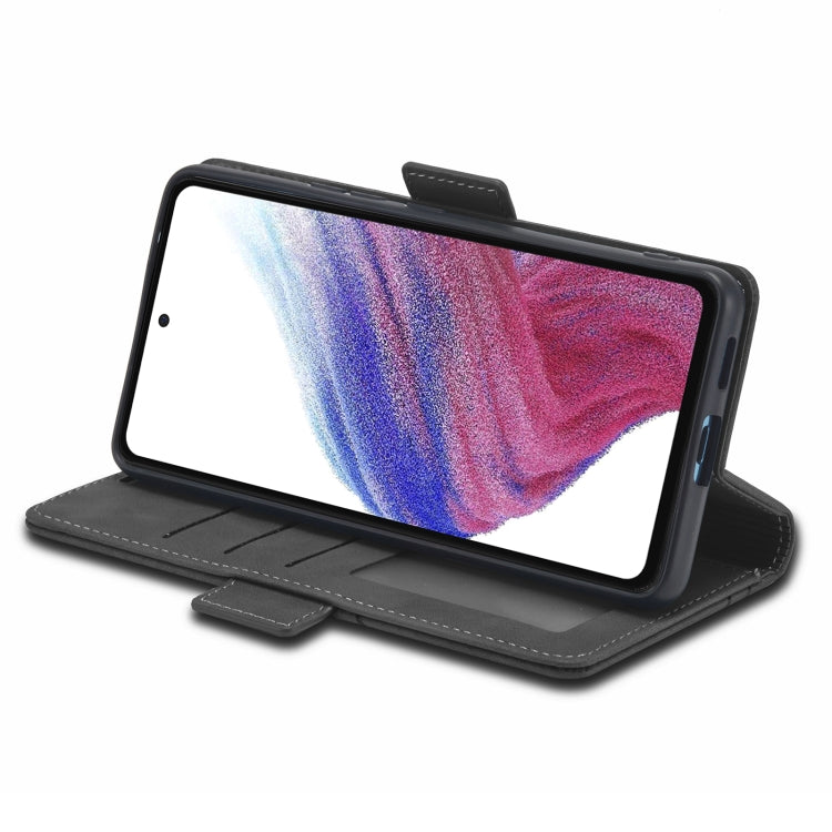 Forwenw Custodia per telefono in pelle con fibbia a doppio lato, For Samsung Galaxy A23 / F23 / M23, For Samsung Galaxy A33 5G, For Samsung Galaxy A53 5G, For Samsung Galaxy A73 5G