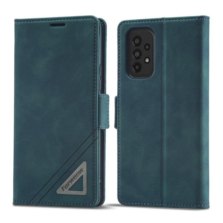 Forwenw Custodia per telefono in pelle con fibbia a doppio lato, For Samsung Galaxy A23 / F23 / M23, For Samsung Galaxy A33 5G, For Samsung Galaxy A53 5G, For Samsung Galaxy A73 5G