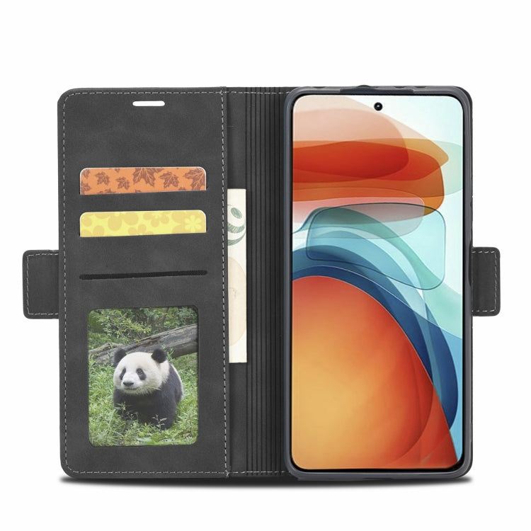 Forwenw Custodia per telefono in pelle con fibbia a doppio lato, For Xiaomi Redmi Note 10 Pro / Note 10 Pro Max, For Xiaomi Poco X4 Pro 5G, For Xiaomi Poco M4 Pro 4G, For Xiaomi Poco X3 Pro / X3 / X3 NFC, For Xiaomi Mi 11 Lite