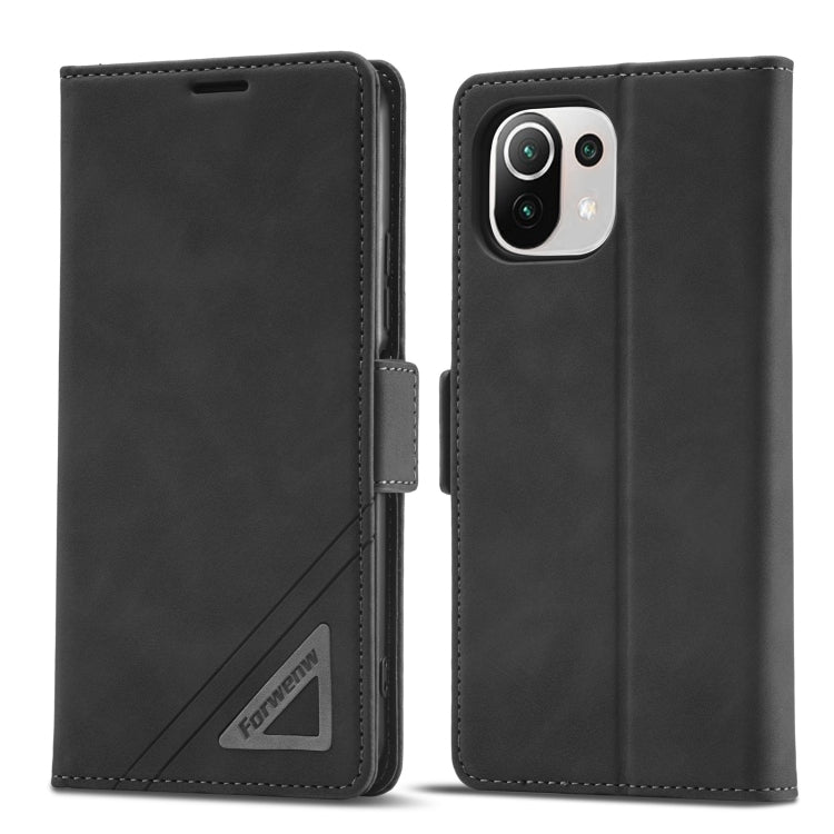 Forwenw Custodia per telefono in pelle con fibbia a doppio lato, For Xiaomi Redmi Note 10 Pro / Note 10 Pro Max, For Xiaomi Poco X4 Pro 5G, For Xiaomi Poco M4 Pro 4G, For Xiaomi Poco X3 Pro / X3 / X3 NFC, For Xiaomi Mi 11 Lite