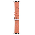 Cinturino in pelle con texture Litchi per la serie Apple Watch, 7 45mm / 6&SE&5&4 44mm / 3&2&1 42mm, 7 41mm / 6&SE&5&4 40mm / 3&2&1 38mm