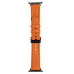 Cinturino in pelle con texture Litchi per la serie Apple Watch, 7 45mm / 6&SE&5&4 44mm / 3&2&1 42mm, 7 41mm / 6&SE&5&4 40mm / 3&2&1 38mm